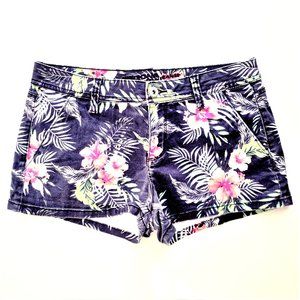 Arizona Jeans Tropical Shorts, Stretchy, sz 7